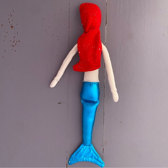 🧜‍♀️ARIEL🧜‍♀️ 13” PLUSH Little MERMAID Custom HANDMADE Collectible - Picture 9 of 17